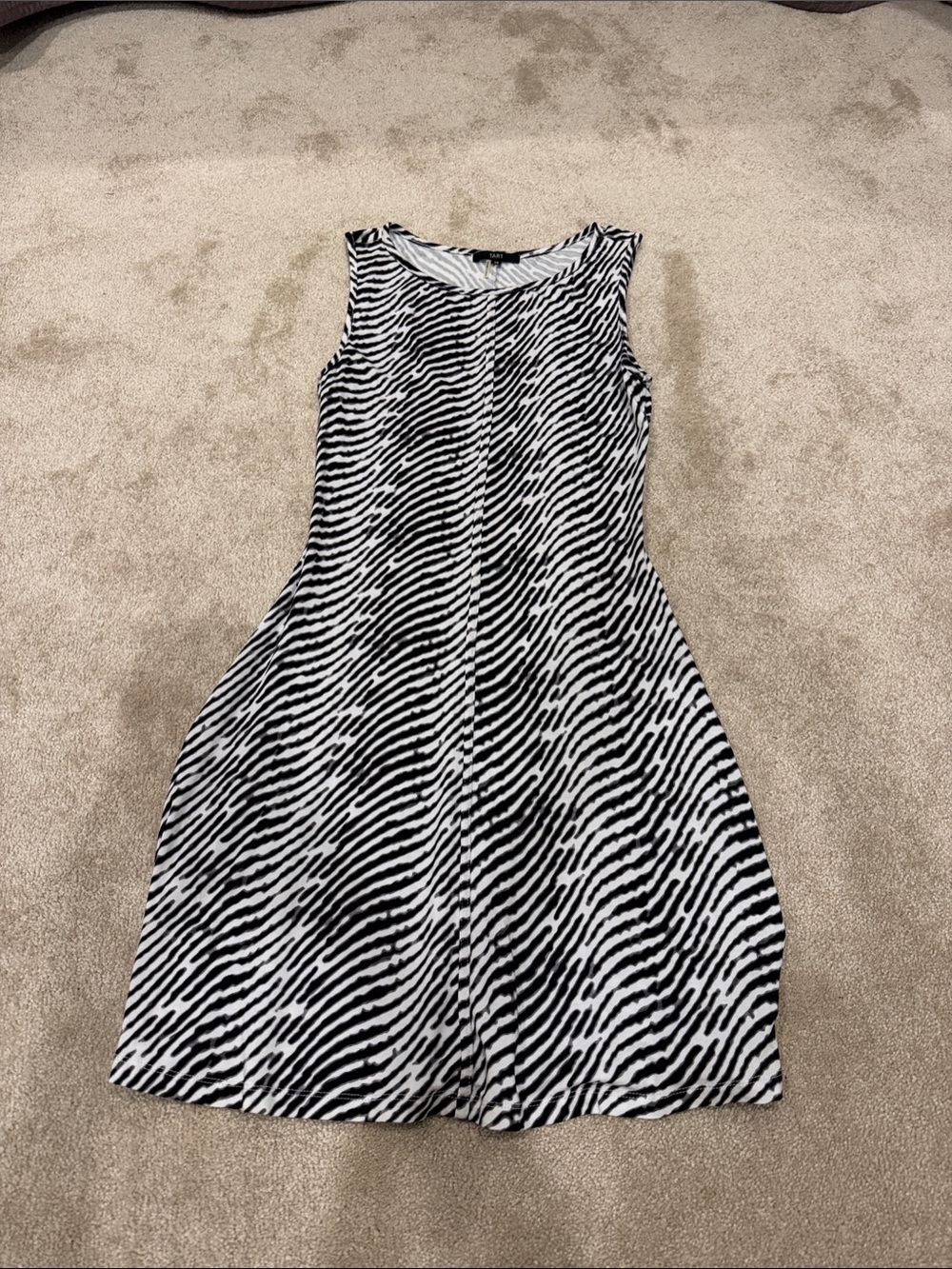 Tart Black & White Zebra-Stripe Dress